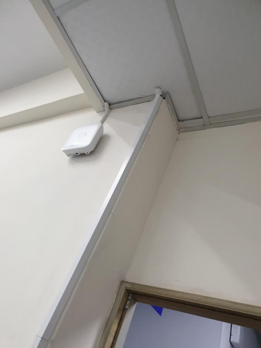 Wireless Access Point in the office building of Changhua Management Office. Photo for illustrative purposes only.